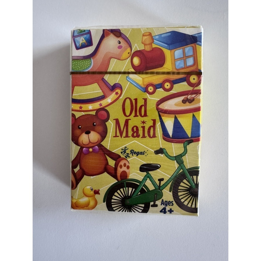 Old Maid Card Game Regal Cards, Family Fun, Travel Friendly, Sealed New